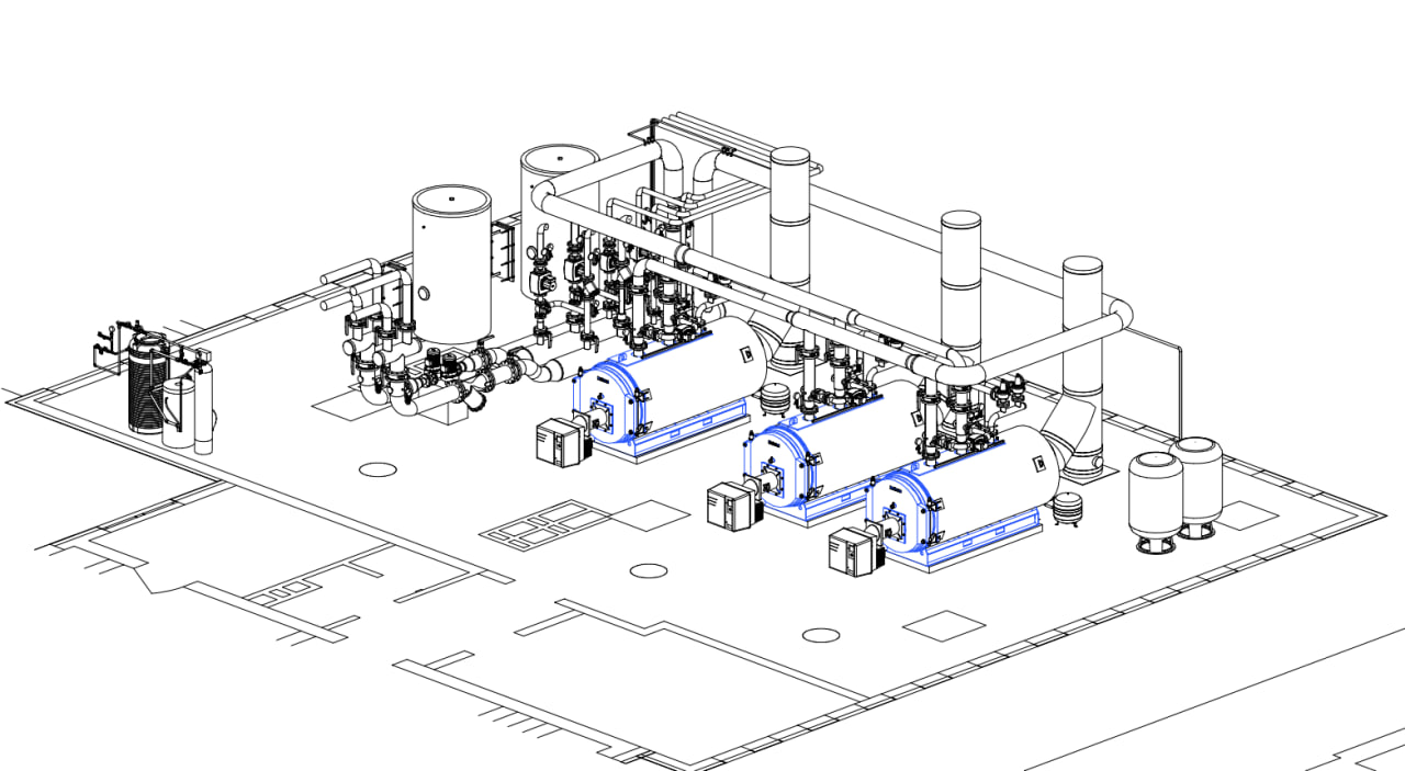 План другої котельні потужністю 3,6 МВт
