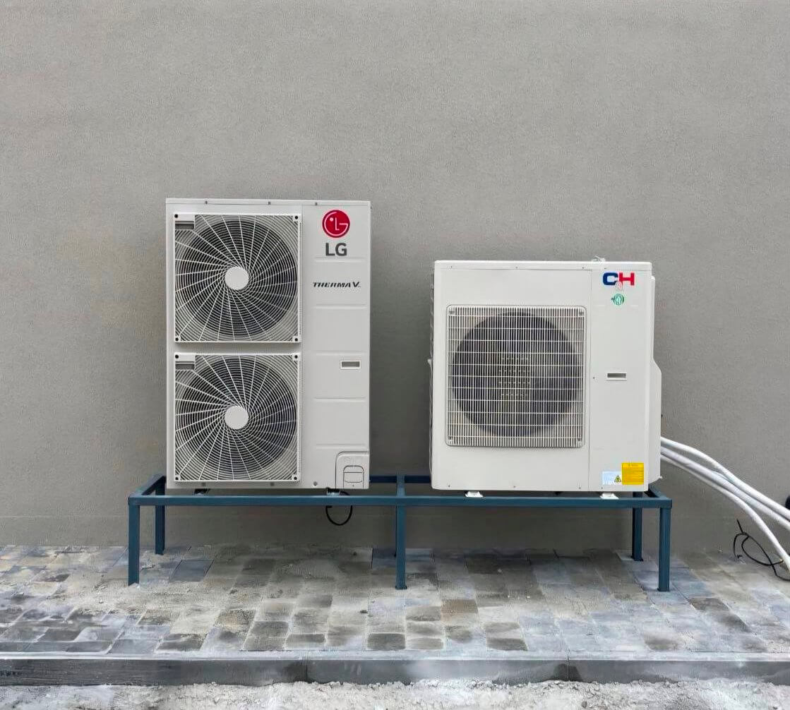 Монтаж теплового насосу у приватному будинку