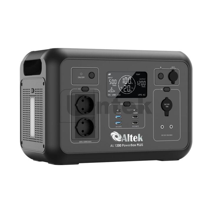 Портативна зарядна станція AL 1200 PowerBox PLUS (1008 Вт·год) Altek 2116273 (фото 1)