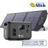 Комплект зарядна станція AL 1200 PowerBox Plus + панель розкладна 120W ALT-120, чорна Altek 2117048 (фото 1)