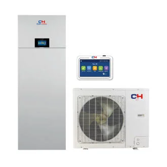 Тепловий насос для обігріву/охолодження + ГВП серії UNITHERM 3 ALL-IN-ONE R32 (2Stage Compressor, WiFi модуль, цветной TouchScreen контроллер) Cooper&Hunter CH-HP12WTSIRK3/ CH-HP12SIRK3(O)