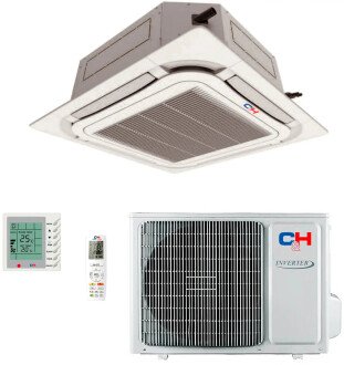 Кондиционер полупромышленный Кассетный R32 INVERTER Cooper&Hunter CH-IC100RK2/CH-IU100RK2+TF06